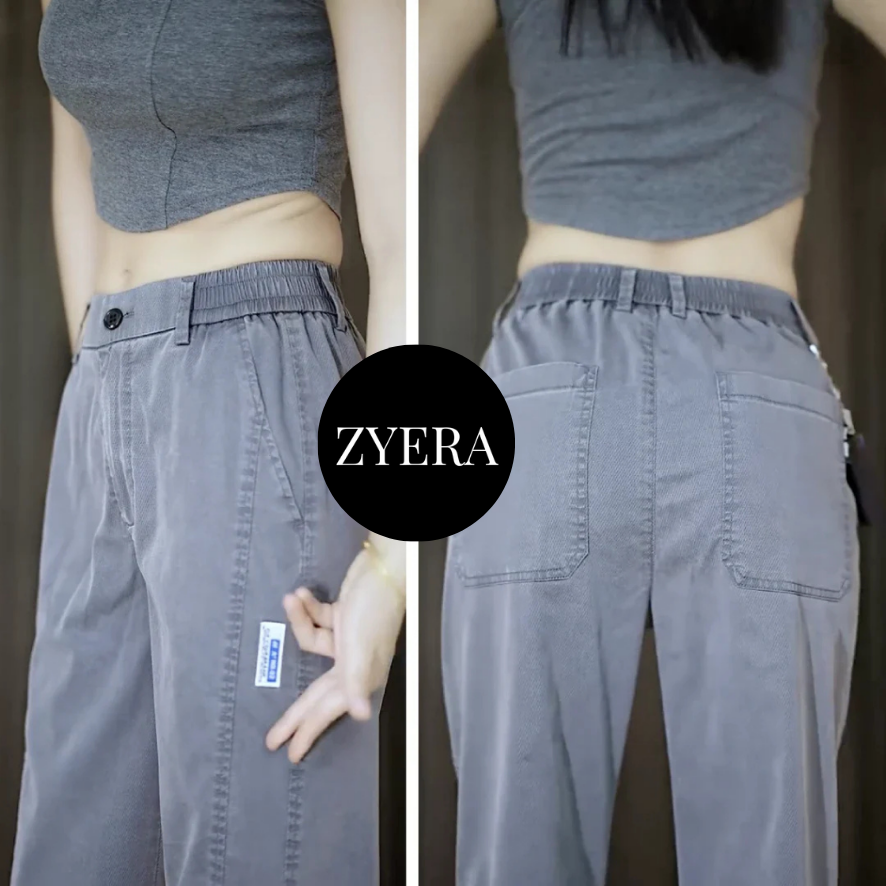 Calça Feminina Aurora em Malha de Seda Gelo e Poliéster - [Pague 2, Leve 3] + 2 Brindes!