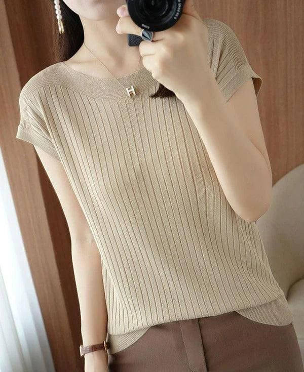 Kit 5 Blusinhas Lux™ em Malha Viscoelástica